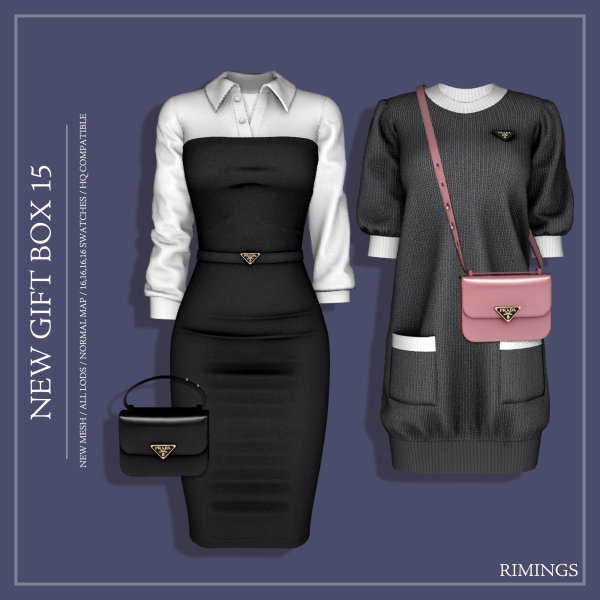 Alpha [RIMINGS] NEW GIFT BOX 15 by simsfinds - The Sims 4 Custom Content