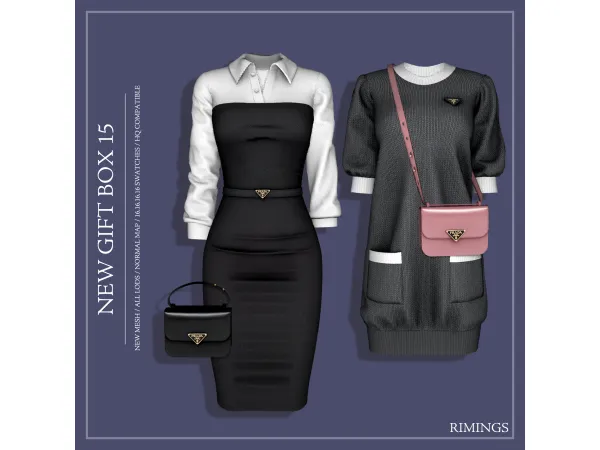 Alpha [RIMINGS] NEW GIFT BOX 15 by RIMINGs - The Sims 4 Custom Content