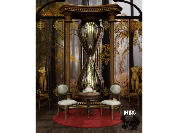 Alpha Time for Tea Blender Scene by introversionscenes - The Sims 4 Custom Content