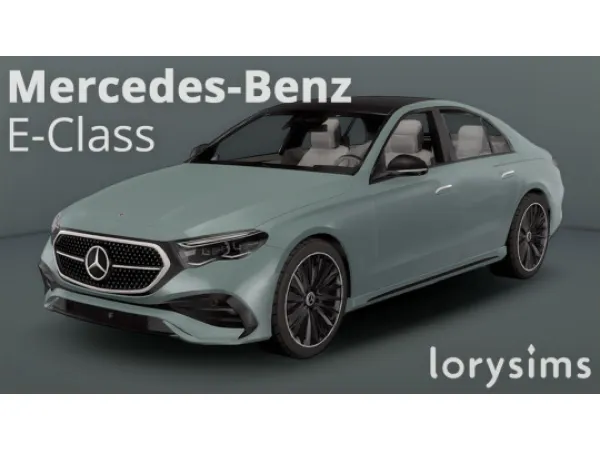 Mix 2024 Mercedes Benz E Class by LorySims - The Sims 4 Custom Content