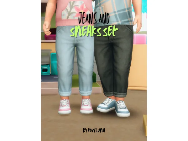 JEANS & SNEAKS set by powluna