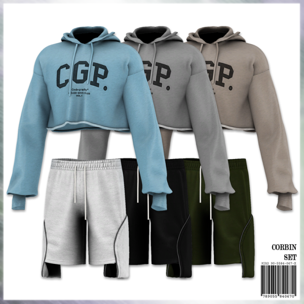 Alpha CORBIN Set by simsfinds - The Sims 4 Custom Content