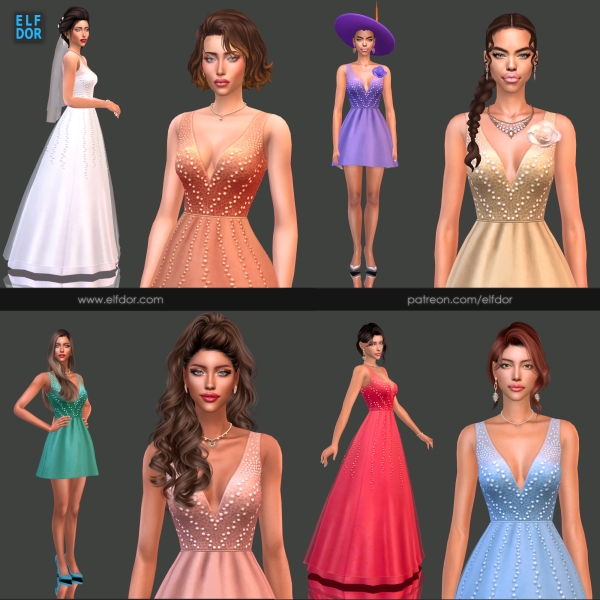 Maxis Match 2024 May 2 Wedding Set by elfdor - The Sims 4 Custom Content