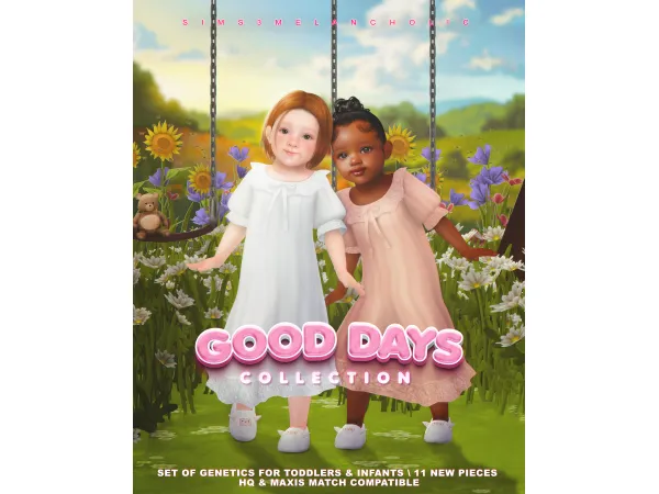 🍼 GOOD DAYS COLLECTION: Genetics for Toddlers & Infants 🍼 by sims3melancholic