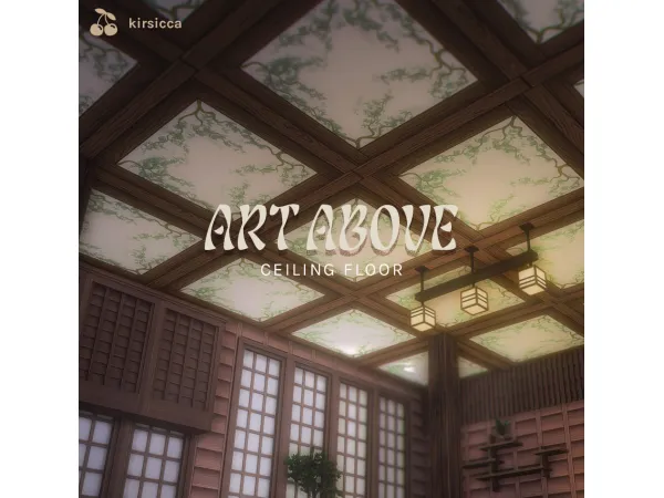 Mix art above ceiling floor - The Sims 4 Custom Content