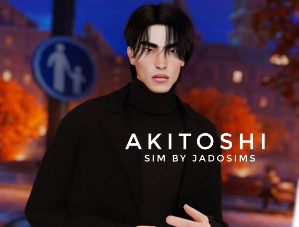 Alpha Akitoshi (Sim Download) by shopwithflynnn - The Sims 4 Custom Content