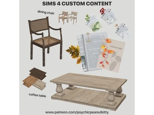 Mix October Comfort - The Sims 4 Custom Content