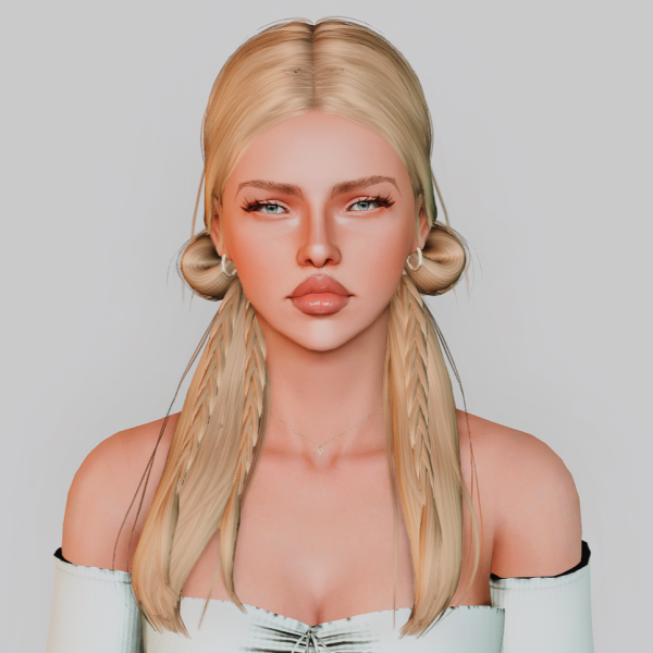 4t3 LeahLillith Sydel Hair by simsfinds - The Sims 3 Custom Content