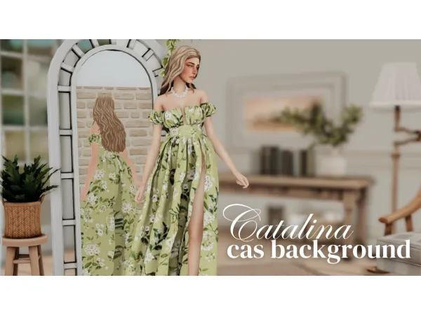 Mix Catalina Cas background by PilarLeon - The Sims 4 Custom Content