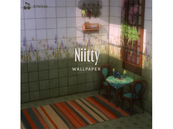 Mix niitty wallpaper - The Sims 4 Custom Content