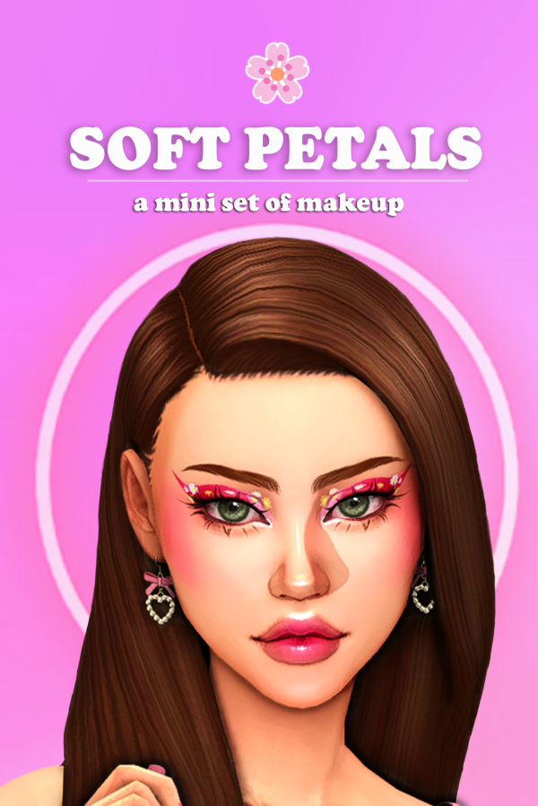 Maxis Match soft petals a mini set of makeup by simsfinds - The Sims 4 Custom Content