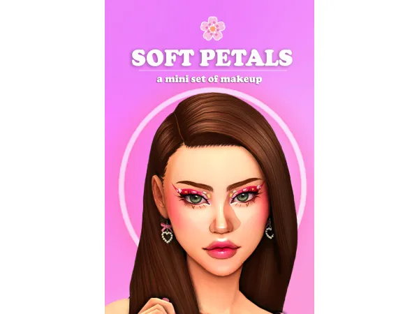 Maxis Match soft petals a mini set of makeup by ladysimmer94 - The Sims 4 Custom Content