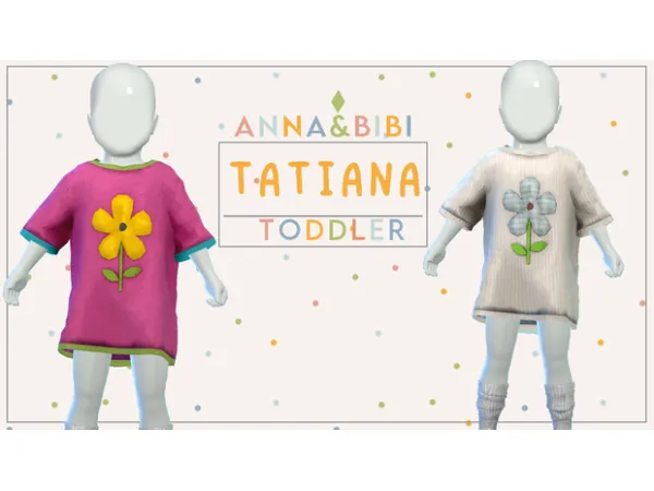 Alpha Tatiana_TODDLER [AnnaBibi] - The Sims 4 Custom Content