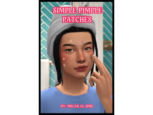 Maxis Match Simple Pimple Patches by melan_ia - The Sims 4 Custom Content