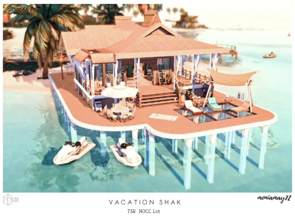 Maxis Match beach home - The Sims 4 Custom Content
