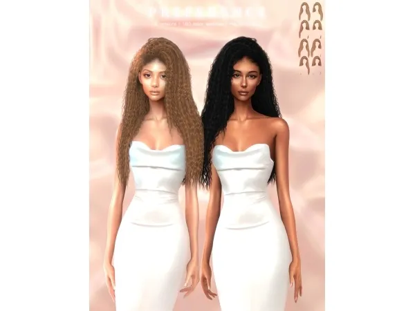 Alpha Preference Hairstyle - The Sims 4 Custom Content