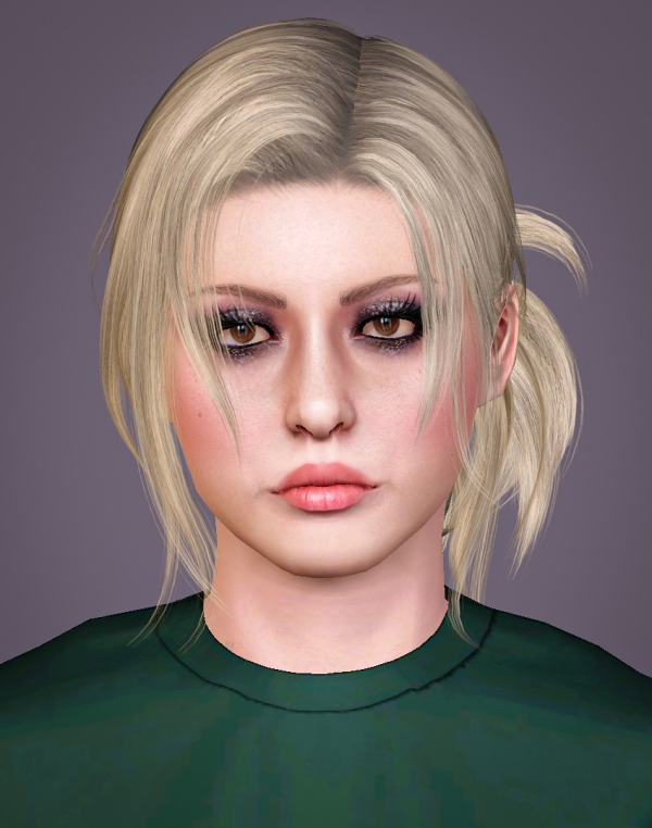 Ginko G157 Low Bun Hairstyle by simsfinds - The Sims 3 Custom Content