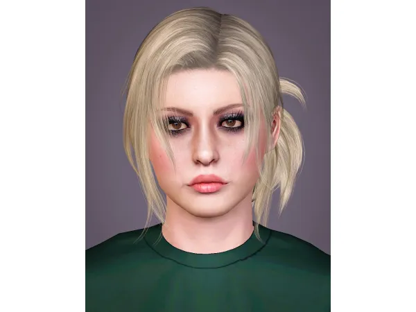 Ginko G157 Low Bun Hairstyle - The Sims 3 Custom Content