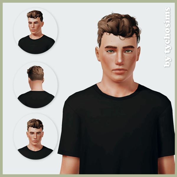 SonyaSims 217 Hair Lazy Sunday 4to3 by simsfinds - The Sims 3 Custom Content