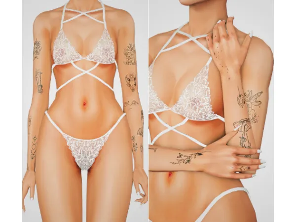 Taurus Tattoos - The Sims 3 Custom Content