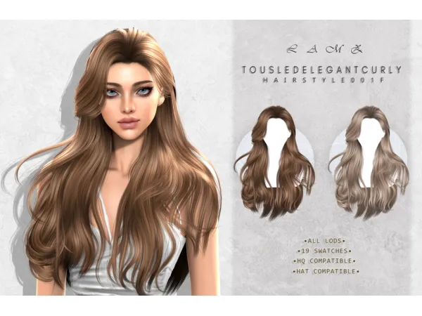 Alpha LAMZ_TousledElegantCurlyHairstyles_001F by lamzsims4 - The Sims 4 Custom Content