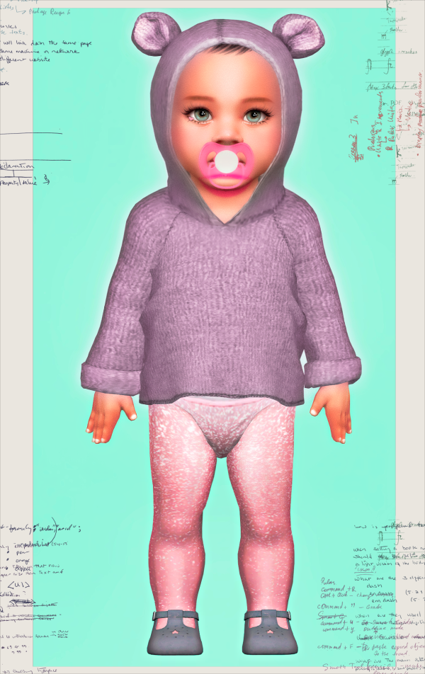 Maxis Match ballerina leggins infant Jennisims by simsfinds - The Sims 4 Custom Content