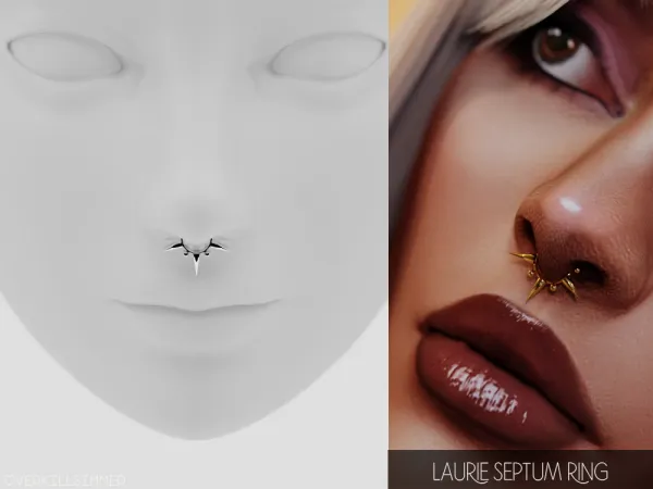 Mix Laurie septum ring - The Sims 4 Custom Content