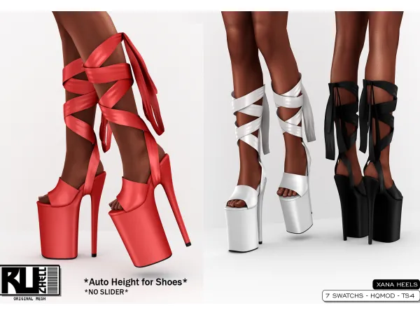 Alpha xana heels - The Sims 4 Custom Content