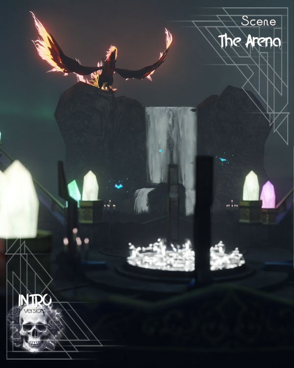 Alpha The Arena Blender Scene by simsfinds - The Sims 4 Custom Content