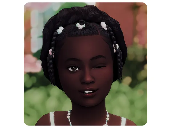 Maxis Match Unicorn Dream Child Hair by yooniesim - The Sims 4 Custom Content