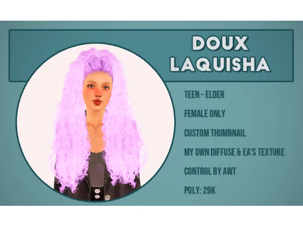 Doux Laquisha - The Sims 3 Custom Content