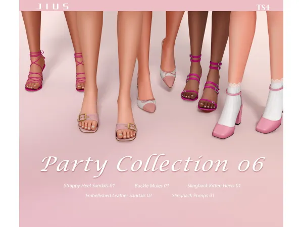 Mix Download Party Collection 06 by jiussims - The Sims 4 Custom Content