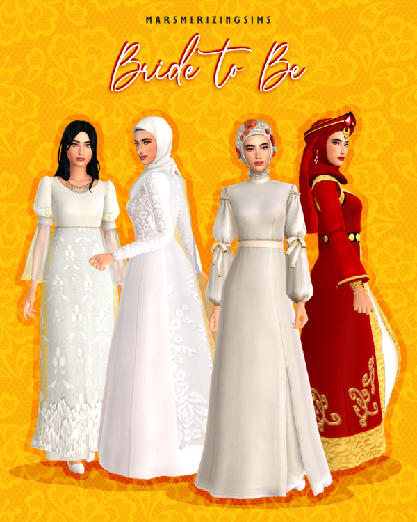 Maxis Match Bride To Be (Public June 1st) by simsfinds - The Sims 4 Custom Content