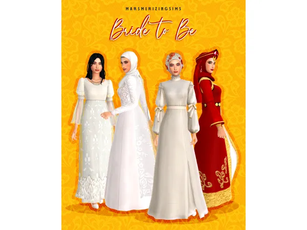 Maxis Match Bride To Be (Public June 1st) by marsmerizingsims - The Sims 4 Custom Content