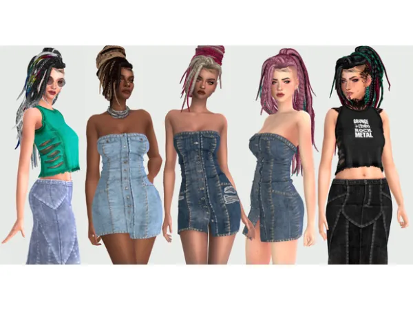 Mix April 2024 2 by coloresurbanos - The Sims 4 Custom Content