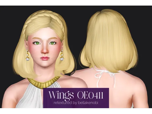 Wings OE0411 Retexture - The Sims 3 Custom Content