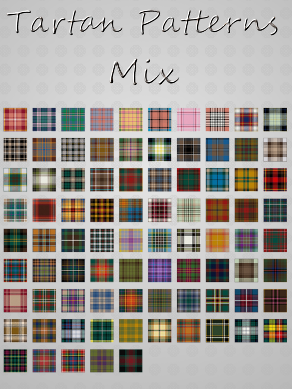 Alpha Tartan Patterns for Recolours by simsfinds - The Sims 4 Custom Content