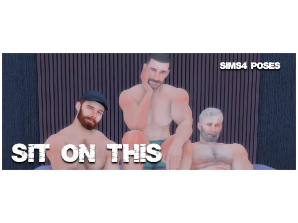 Mix SIT ON THIS by pasosgrandes - The Sims 4 Custom Content
