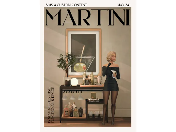 MARTINI - a sims 4 custom content collection by bbygyal123