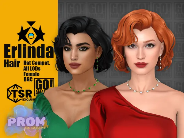 Maxis Match ERLINDA - The Sims 4 Custom Content