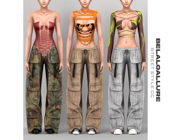 Mix Belaloallure_street style - The Sims 4 Custom Content