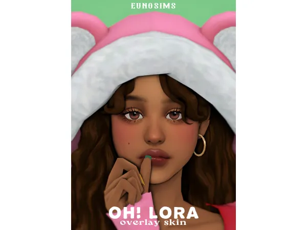 Maxis Match Oh Lora Skin by Eunosims - The Sims 4 Custom Content