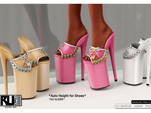 Alpha Madeline heels - The Sims 4 Custom Content