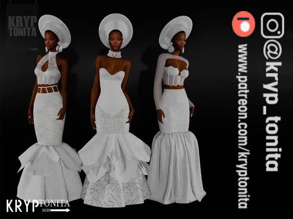 Mix modern bride collection - The Sims 4 Custom Content