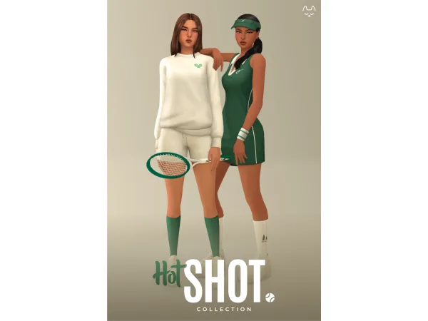 Maxis Match Hot Shot Collection(Download) by TwistedCat - The Sims 4 Custom Content