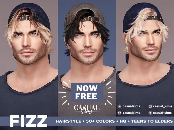 Alpha FIZZ HAIRSTYLE NOW AT CURSEFORGE by casualsims - The Sims 4 Custom Content