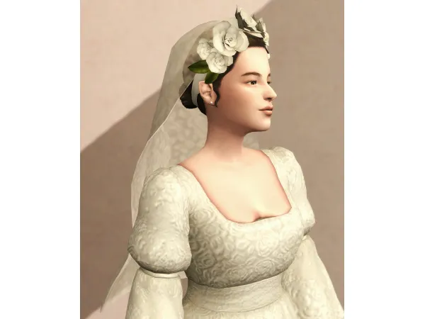 Maxis Match Rosa alba by rustysims - The Sims 4 Custom Content