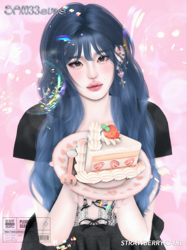 Alpha Cake by simsfinds - The Sims 4 Custom Content