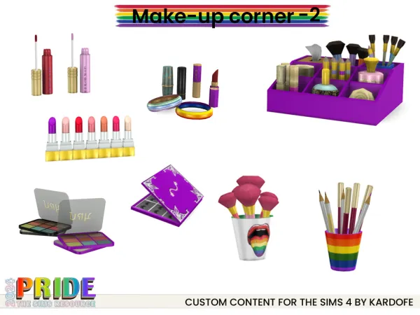 Alpha make up - The Sims 4 Custom Content