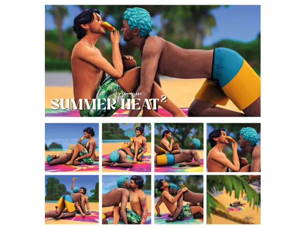 Mix Summer heat part two - The Sims 4 Custom Content